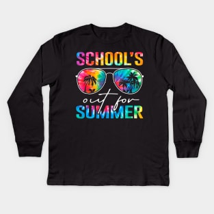 School's Out For Summer Kids Long Sleeve T-Shirt